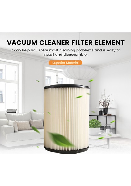 VF4000 5-20 Galon ve Daha Büyük Elektrikli Süpürge Için Yedek Filtre (2 Paket) (Yurt Dışından)