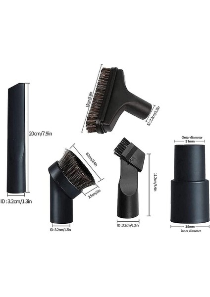 5 Adet Evrensel Elektrikli Süpürge Fırça Ucu Ev Toz Alma Dar Alan Merdiven Alet Seti 32MM 35MM Aksesuarlar Için (Yurt Dışından) indirimleri