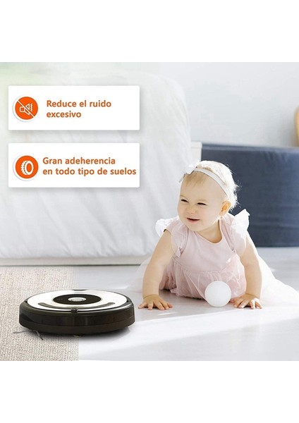 Robot Süpürge Tekerlekleri Serisi 500 600 700 800 I7 S9 Tekerlek Yedek Parçaları Için 4 Adet Lastik (Yurt Dışından)