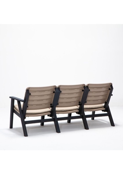 Sera Minderli Üçlü Koltuk/ Bahçe - Balkon - Teras Mobilyası modelleri