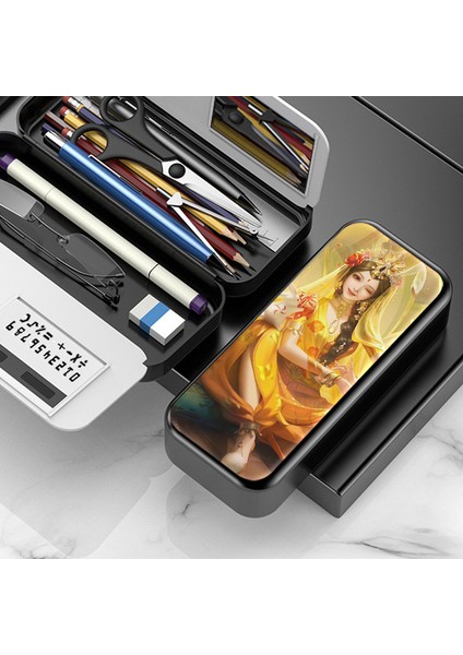 Çok Fonksiyonlu Öğrenci Kırtasiye Kutusu Gözlük Saklama Kutusu Kalem Kutusu Kalem Kutusu (Yurt Dışından)