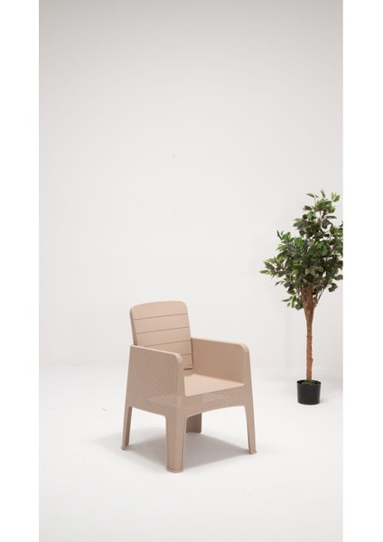 Apex 6 Kişilik Bahçe&balkon&teras Mobilyası - Cappucino