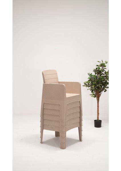 Apex 90 x 150 Minderli Bahçe&balkon&teras Mobilyası – Cappucino