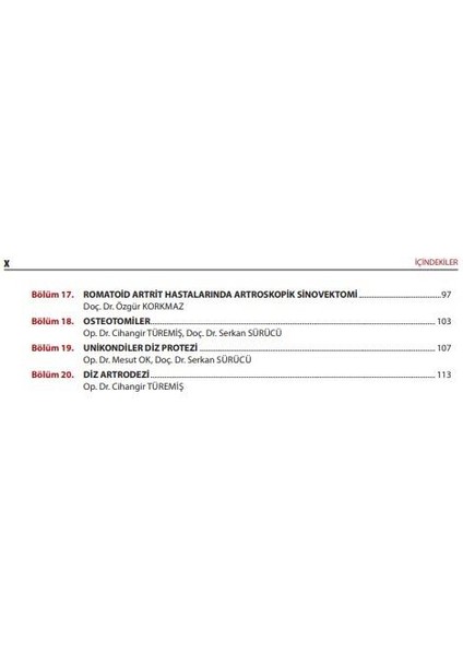 Romatoid Artrit ve Diz Cerrahisi fırsatları