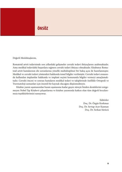 Romatoid Artrit ve Diz Cerrahisi indirimleri