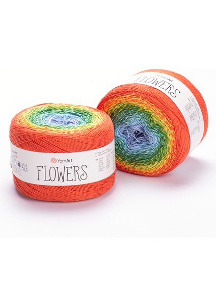 Flowers - Ebruli -255 - 2 Adet