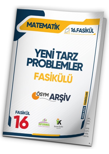 2025 TYT Matematik Yeni Tarz Problemler ÖSYM Çıkmış Soru Bankası Modüler Set Çözümlü 16.Fasikülü
