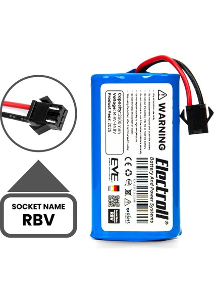 Eufy Robovac 11 Batarya (ORJİNAL KAPASİTE) 2.600mAh Pil Akıllı Robot Süpürge Batarya Değişimi
