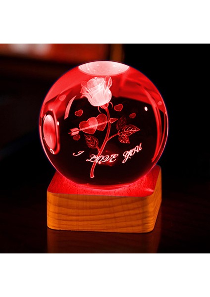 3D Kristal Küre Masaüstü Süsleri (Yurt Dışından)