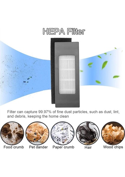 Ecovacs Deebot Ozmo 920, 950, T5, T8, T8 Aıvı, T8 Pure, T9, T9 Aıvı, N7, N8, N8+, N10, N10 Plus Robot Süpürge Parçası Için (Yurt Dışından)
