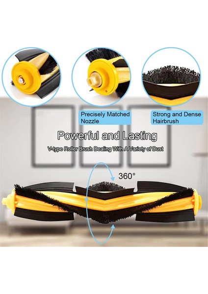 Ecovacs Deebot Ozmo 920, 950, T5, T8, T8 Aıvı, T8 Pure, T9, T9 Aıvı, N7, N8, N8+, N10, N10 Plus Robot Süpürge Parçası Için (Yurt Dışından)