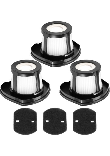 3 Paket Filtreler Bissell 2390 2390A 2389 Pet Saç Silgi Akülü Pet El Süpürgesi Parçası 614212 1614203 1614204 (Yurt Dışından)