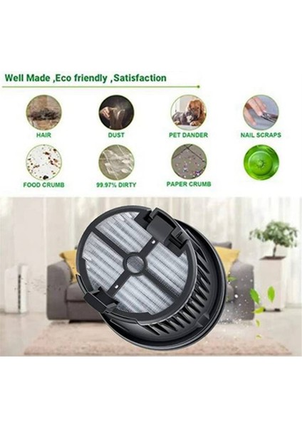 Dreame H20 ULTRA/H30 ULTRA/H30 Combo Istasyonu Zemin Yatırıcı Vakum Süpürge Aksesuarları Için 10 Pcs Hepa Filtreleri (Yurt Dışından)
