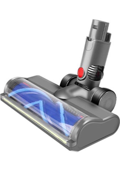 Dyson V6 DC58 DC59 DC62 DC72 Elektrikli Süpürgeler Için Direct Drive Fırça Başlığı Zemin Temizleyici Için LED Toz Işıkları ile (Yurt Dışından)