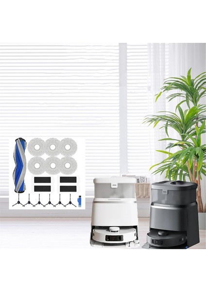 Ecovacs Deebot T30S/ T30S Combo/ T30 Pro Omni Için Yeedi M12 Pro Elektrikli Süpürge Ana Yan Fırça Hepa Filtre Paspas Bezi (Yurt Dışından) modelleri