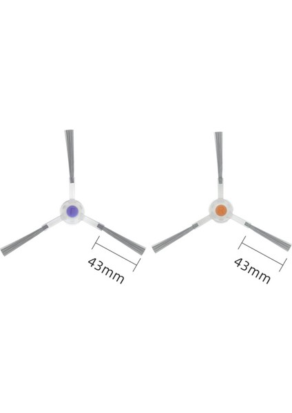 Yunjing Robot Süpürge J3/j4 Aksesuarları Için Uygundur Süpürge Sarf Malzemeleri Fırça Temizleme Yan Fırça (Yurt Dışından) fırsatları