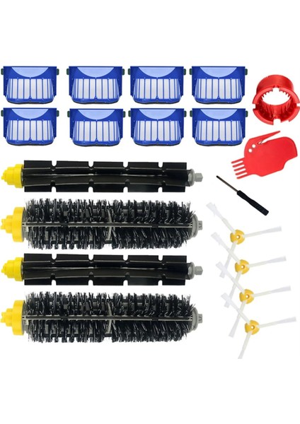 Irobot Roomba 600 Serisi 610 620 625 630 650 660 Robot Süpürge Fırça Filtresi Yedek Parça Takımı (Yurt Dışından)