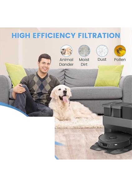 Roborock S7 Maxv Ultra, S7 Max Ultra, Q5+, Q5 Pro+, Q7+ Max+, Q8 Max+, S8+, S8 Pro Ultra ile Uyumlu 20 Paket Toz Torbası (Yurt Dışından) fırsatları