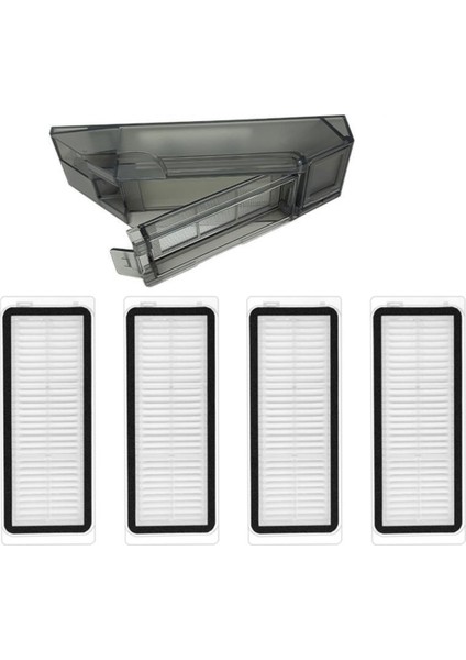 Dreame X20 Pro PLUS/L20 Ultra Robotlu Süpürge Aksesuarları Yedek Yedek Parça Toz Kutusu Hepa Filtre (Yurt Dışından)