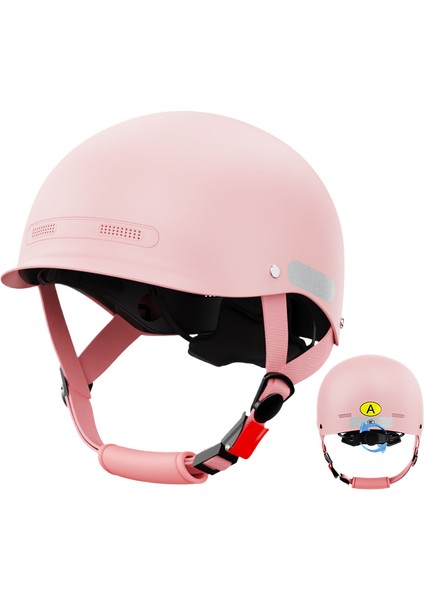 A3 Yeni Ulusal Standart 3c Sertifikalı Elektrikli Motosiklet Kask Erkek Kadın Yaz Yarı Kask Kore Araba Dört Mevsim Kask (Yurt Dışından)