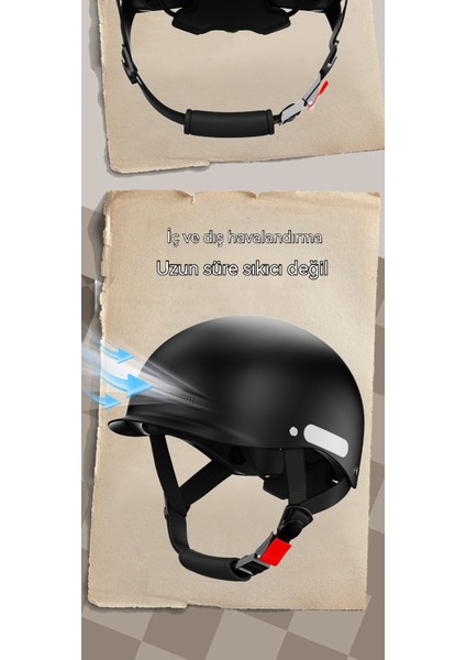 A3 Yeni Ulusal Standart 3c Sertifikalı Elektrikli Motosiklet Kask Erkek Kadın Yaz Yarı Kask Kore Araba Dört Mevsim Kask (Yurt Dışından) indirimleri