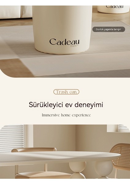 Çöp Kutusu Ev Yüksek Değerli Büyük Kapaksız Oturma Odası Mutfak Yatak Odası Sıhhi Kova Ofis Basınç Halkası (Yurt Dışından) indirimleri