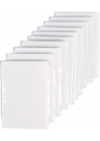 Şeffaf Yapışkan Not DEFTERLERI-500 Adet Su Geçirmez Kendinden Yapışkanlı Defter,okuma,ev,ofis,okul Için Yapışkan Notlar (3x2 Inç) (Yurt Dışından)