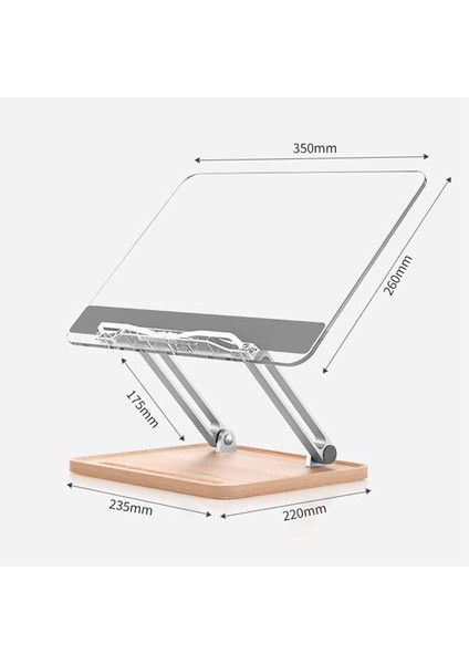 Okuma Için Ayarlanabilir Akrilik Kitap Standı, Kalem Yuvalı Kitap Tutucu, Dizüstü Bilgisayar Tarifi Ders Kitabı Için Katlanabilir Masaüstü Yükseltici (Yurt Dışından) fiyatları