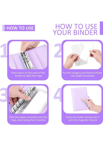 Fermuarlı Bütçe Klasörü Zarflar Nakit Zarfları, Plastik Klasör Cepli Nakit Için, Bütçeleme Için Nakit Zarfları (Yurt Dışından) fiyatları