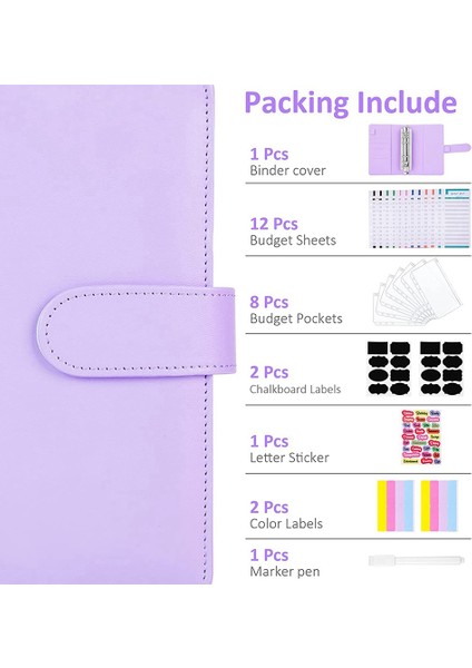 Fermuarlı Bütçe Klasörü Zarflar Nakit Zarfları, Plastik Klasör Cepli Nakit Için, Bütçeleme Için Nakit Zarfları (Yurt Dışından) modelleri