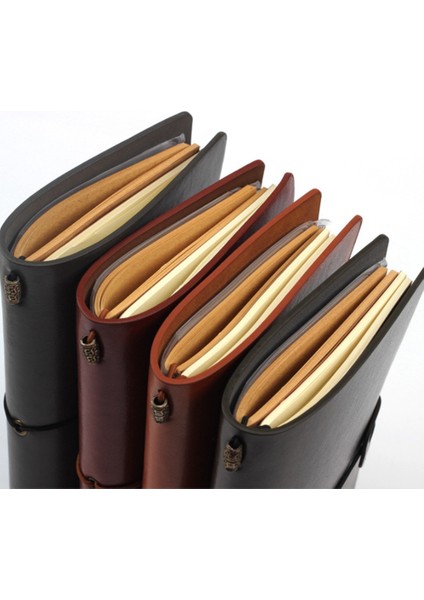 2022 Plan A6 Not Defteri Ajanda Iş Yaratıcı Gevşek Yapraklı Defter Retro El Defter 200X120MM Şarap Kırmızısı (Yurt Dışından)