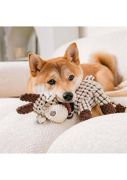 Köpek Oyuncakları, Agresif Çiğneyenler Için Ölümsüz Gıcırtılı Peluş Oyuncak, Diş Temizliği Için Sevimli Yumuşak Köpek Oyuncakları (Yurt Dışından)