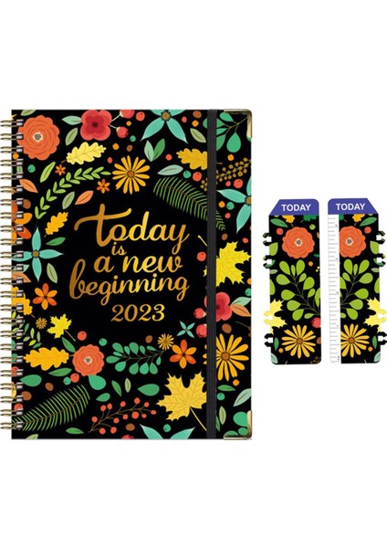 A5 Ajanda Planlayıcı Spiral Defter Program Günlüğü Kırtasiye Not Defterleri Okul Aksesuarları Bütçe Günlüğü, A04 (Yurt Dışından)