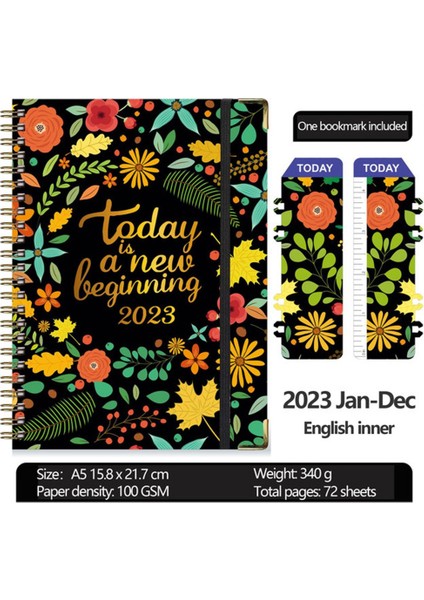 A5 Ajanda Planlayıcı Spiral Defter Program Günlüğü Kırtasiye Not Defterleri Okul Aksesuarları Bütçe Günlüğü, A04 (Yurt Dışından) fiyatları