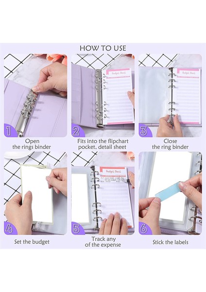 Bütçeleme Için Nakit Zarfları, Nakit Zarflı 34 Adet A6 Bütçe Klasör Cüzdanı, Zarfları Biriktirmek Için A6 Klasör Mor (Yurt Dışından) fiyatları