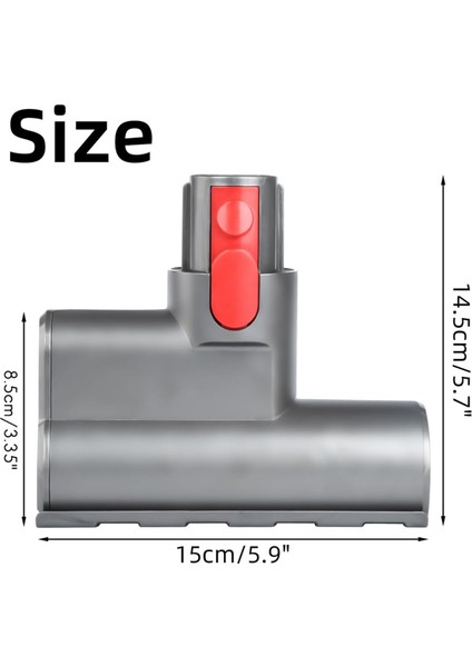 Dyson V7 V8 V10 V11 V15 Kablosuz Elektrikli Süpürgeler Için Mini Turbo Fırça Başlığı, Türbin Fırçası Tozu, Saçı, Akarları, Kiri Temizler (Yurt Dışından) fırsatları