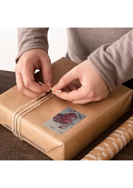 Mutlu Noeller Hediye Etiketleri, 250 Adet 2 x 3 Inç Kendinden Yapışkanlı Etiket, 6 Tasarım, Dekoratif Isim Etiketleri (Yurt Dışından) modelleri