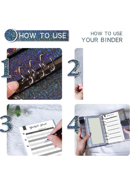 Fermuarlı A6 Bütçe Planlayıcı Klasörü Bütçeleme Için Nakit Zarfları, A6 Nakit Bütçe Klasörü Için Para Düzenleyici (Yurt Dışından) modelleri