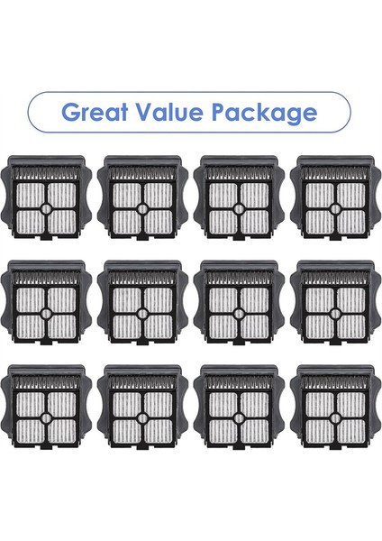 Tineco Ifloor 3/floor One S3/floor One S5/floor One S5 Pro Için 12 Adet Hepa Filtre, Islak Kuru Elektrikli Süpürge Filtre Takımı (Yurt Dışından)