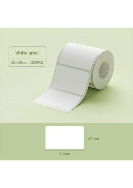 3 Rulo Beyaz Etiket Kağıdı Beyaz 50X30MM B1 B21 B3S Etiket Yapıcı Su Geçirmez, Kendinden Yapışkanlı Etiket Kağıdı ile Uyumlu (Yurt Dışından) fırsatları