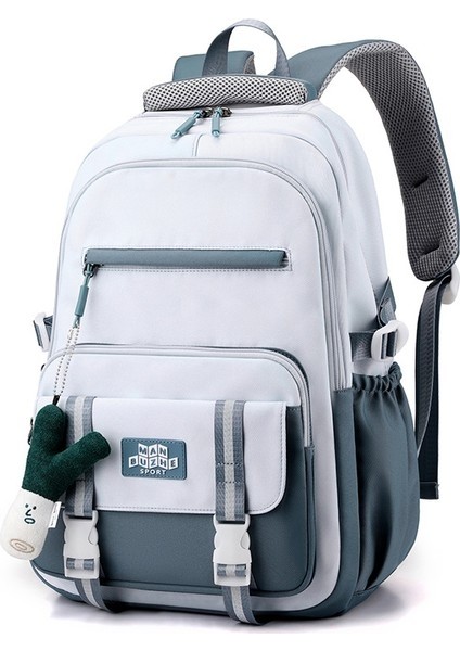 Uzay Oxford Büyük Kapasiteli Kumaş Su Geçirmez Okul Bag-Yeşil (Yurtdışı Üretilen) (Yurt Dışından)