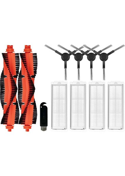 Xiaomi Mi Robot Vacuum Mop 2s / Mop P / Mop Pro / XMSTJQR2S / STYTJ02YM Yedek Ana Yan Fırça Hepa Filtresi (Yurt Dışından)