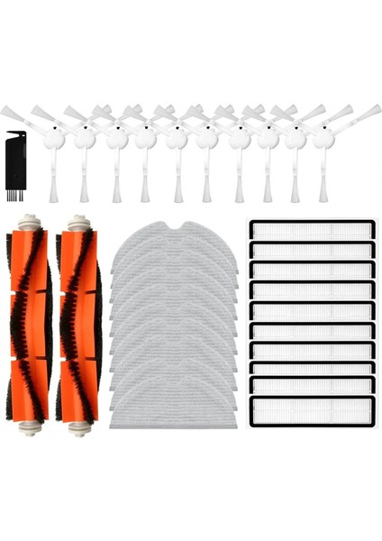 Dreame Bot Için D9 / D9 Max / L10 Pro / Trouver Lds Bulucu Parçaları Rulo Yan Fırça Hepa Filtre Paspas Bezi Aksesuarları (Yurt Dışından)