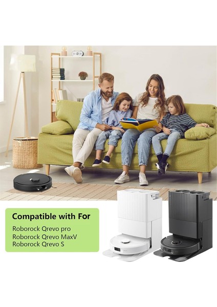 Roborock Qrevo Pro Qrevo Maxv Qrevo S Elektrikli Süpürge Yedek Parçaları Için 48 Adet Fırça Filtre Toz Torbası ve Paspas Bezi Seti (Yurt Dışından)