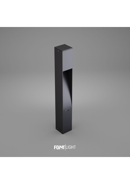 Bollard Alüminyum LED Çim Üstü Bahçe Aydınlatması 75 cm