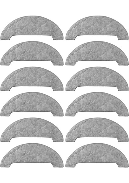 12 Adet Vakum Aksesuarları Paspas Pedleri Yedek Parçaları Imou L11 Robot Vakum Yedek Aksesuarları Paspas Bezi Paspas Bezi (Yurt Dışından)