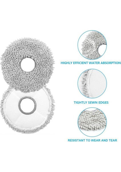 Dreame L10 Ultra / L10S Pro / L10S Ultra / L10 Prime / L20 ULTRA/X10 Elektrikli Süpürge Parçaları Için Mop Bezi Pedleri (Yurt Dışından) fiyatları