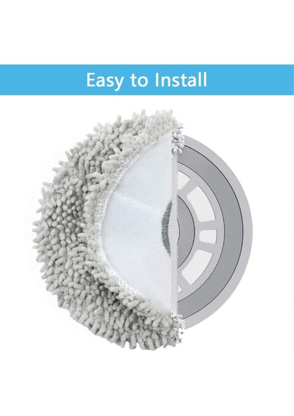 Dreame L10 Ultra / L10S Pro / L10S Ultra / L10 Prime / L20 ULTRA/X10 Elektrikli Süpürge Parçaları Için Mop Bezi Pedleri (Yurt Dışından) fırsatları