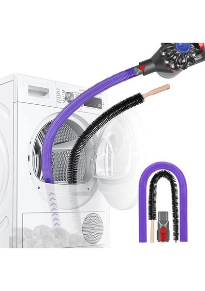 Kurutma Makinesi Havalandırma Temizleme Seti ve Dyson V7 V8 V10 V11 V12 V15 Için Kurutma Makinesi Lint Fırçası, Esnek Kurutma Makinesi Lint Temizleme Hortumu Ataşmanı (Yurt Dışından) fiyatları