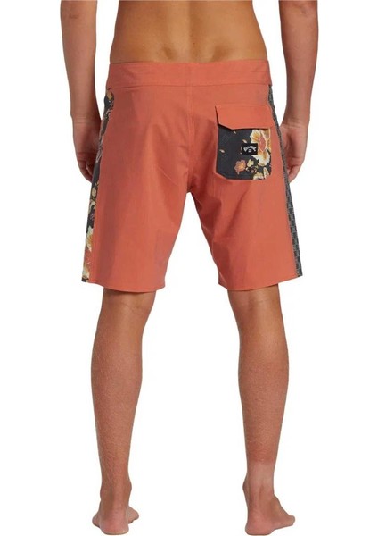 D Bah Pro Erkek Turuncu Boardshort